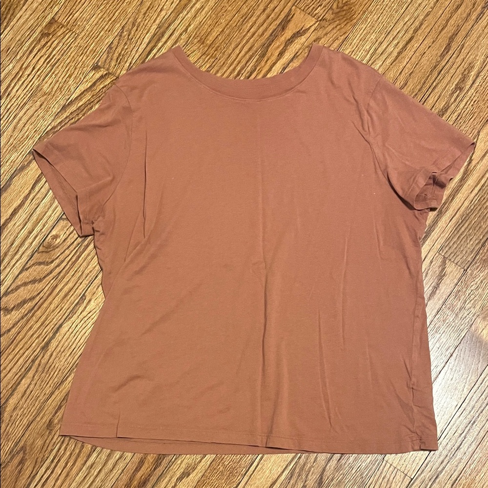 a new day Women's Short Sleeve Top in Rust
